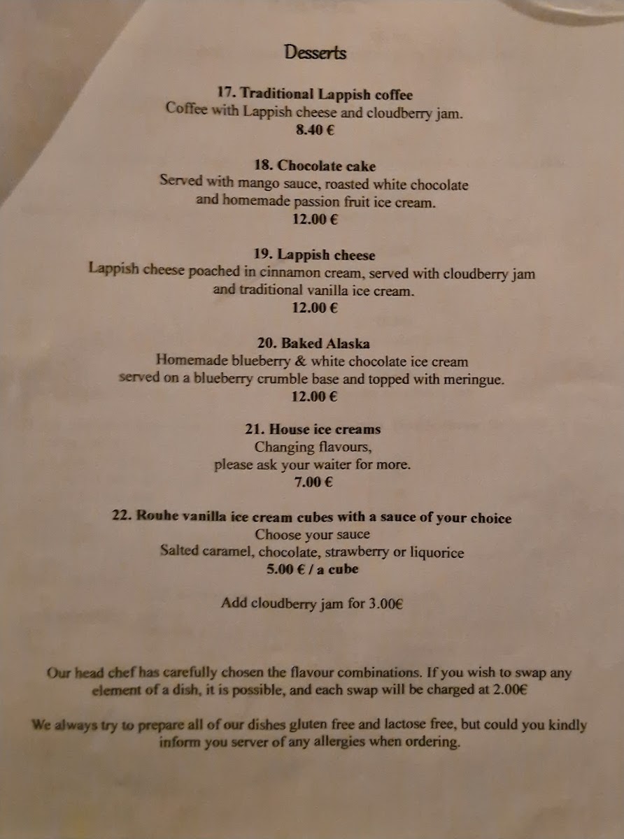 Menu Ravintola Rouhe-10