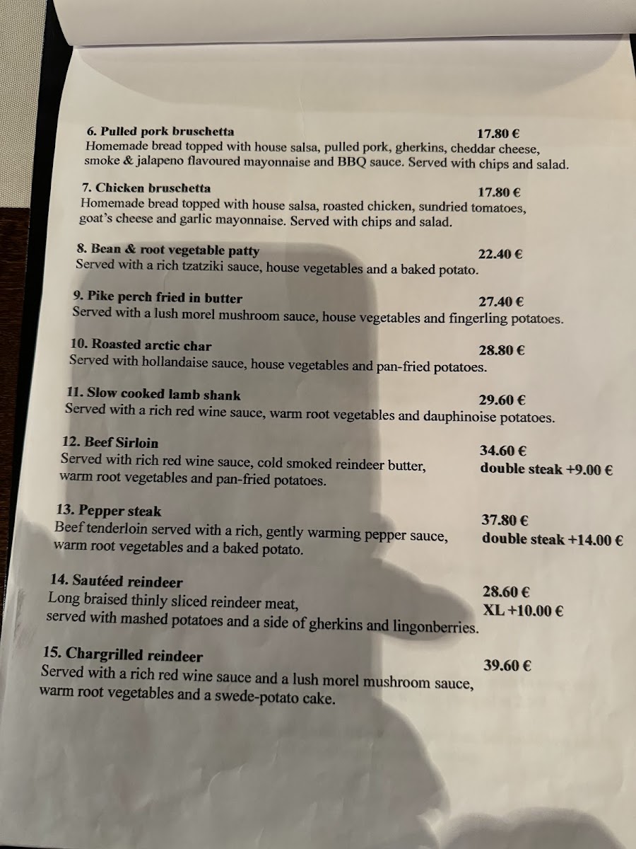 Menu Ravintola Rouhe-5